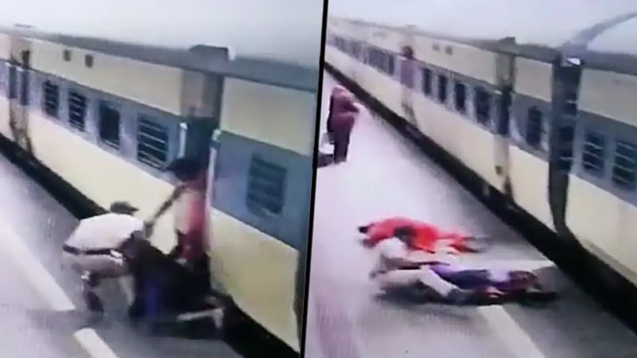 RPF constable’s heroic act hailed by netizen; watch RPF constable’s heroic act hailed by netizen; watch