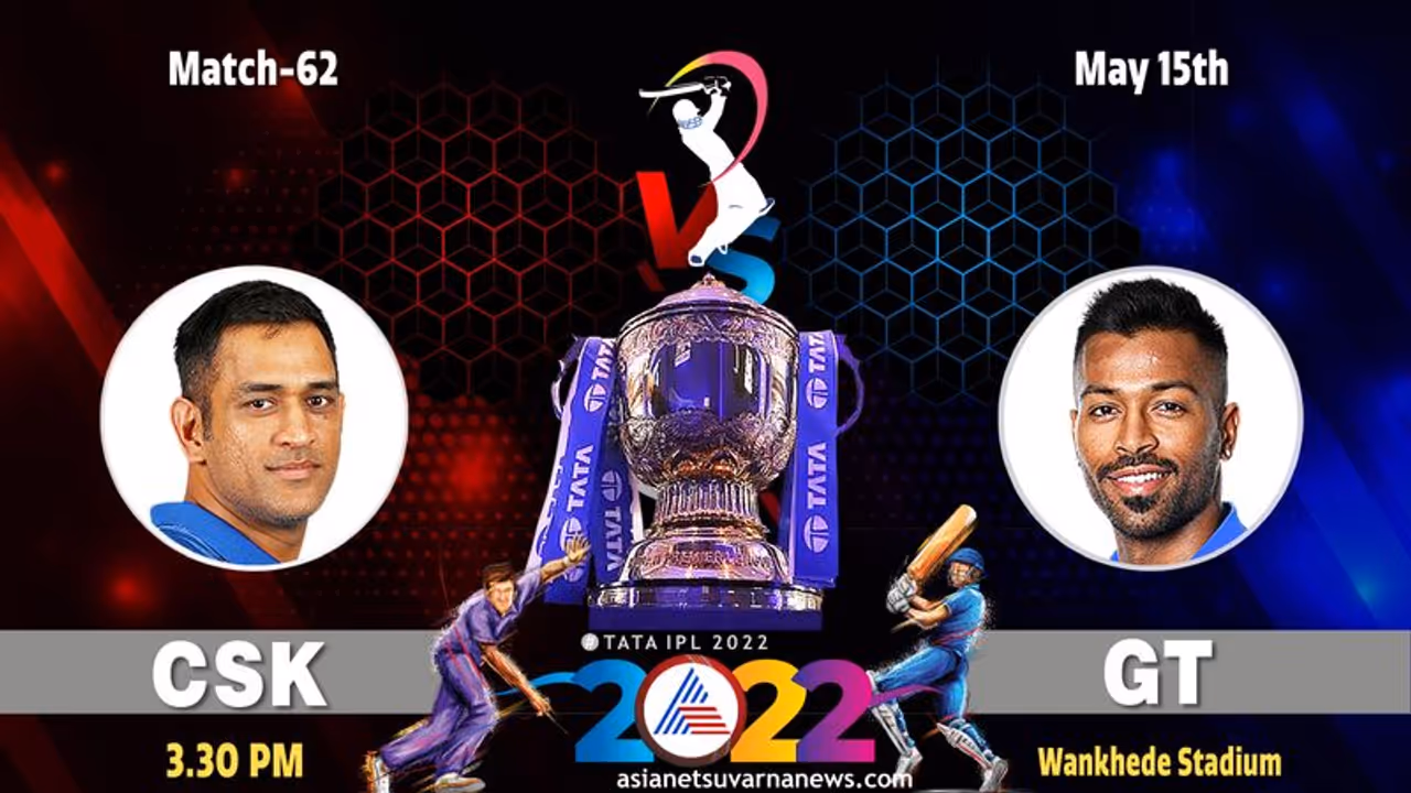 CSK vs GT: ಟೈಟಾನ್ಸ್ಗೆ ಅಗ್ರಸ್ಥಾನ ಉಳಿಸಿಕೊಳ್ಳುವ ಹುಮ್ಮಸ್ಸು..! CSK vs GT: ಟೈಟಾನ್ಸ್ಗೆ ಅಗ್ರಸ್ಥಾನ ಉಳಿಸಿಕೊಳ್ಳುವ ಹುಮ್ಮಸ್ಸು..!