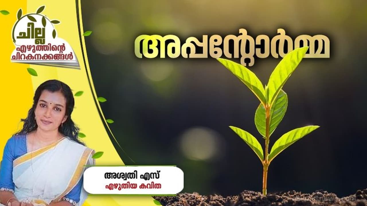 Malayalam Poem : അപ്പന്റോര്മ്മ, അശ്വതി എസ് എഴുതിയ കവിത Malayalam Poem : അപ്പന്റോര്മ്മ, അശ്വതി എസ് എഴുതിയ കവിത