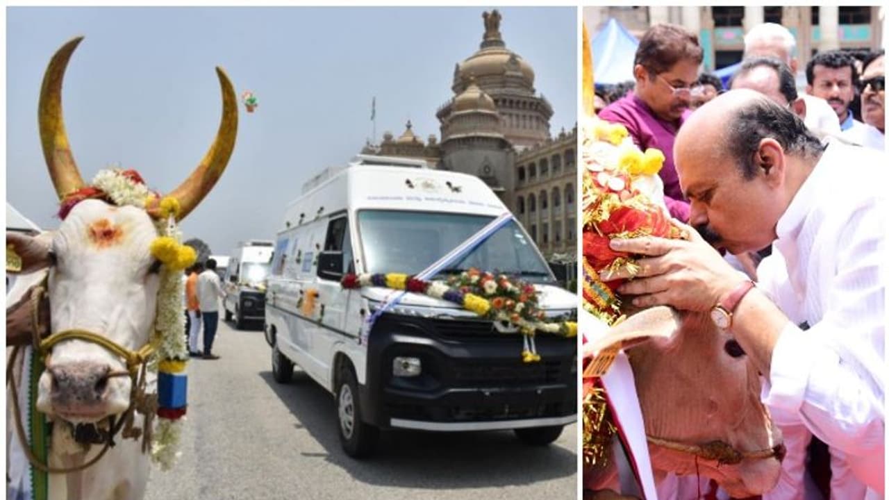 Mobile Veterinary Hospitals : മൊബൈൽ മൃഗാശുപത്രിയുമായി കർണാടക; ജിപിഎസ് സംവിധാനമുൾപ്പെടെ 70 ആശുപത്രികൾ സജ്ജം