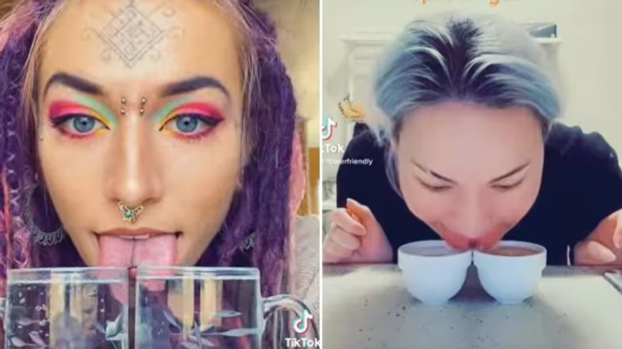 Viral Video : സര്‍ജറിയിലൂടെ നാവ് രണ്ടാക്കി; യുവതിയുടെ വീഡിയോ