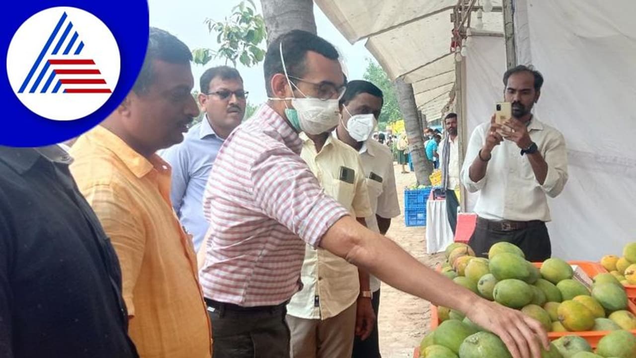Ramanagara: ಕರ್ ಸಿರಿ ಹೆಸರಿನಲ್ಲಿ ಮಾವು ಮಾರಾಟ ಮೇಳ ಆರಂಭ! Ramanagara: ಕರ್ ಸಿರಿ ಹೆಸರಿನಲ್ಲಿ ಮಾವು ಮಾರಾಟ ಮೇಳ ಆರಂಭ!