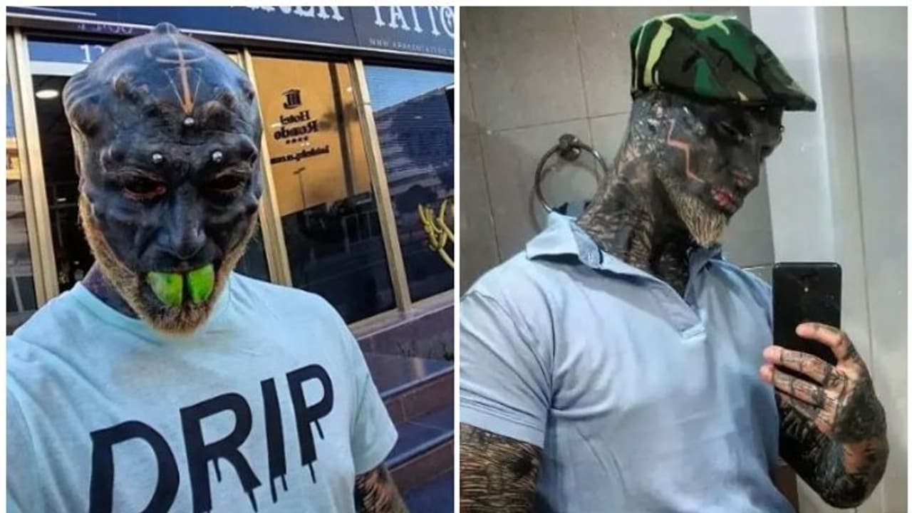 Tattoo : ലിം​ഗത്തിലും ടാറ്റൂ ചെയ്യണം, ശരീരം മുഴുവൻ ടാറ്റൂ ചെയ്ത് യുവാവ്