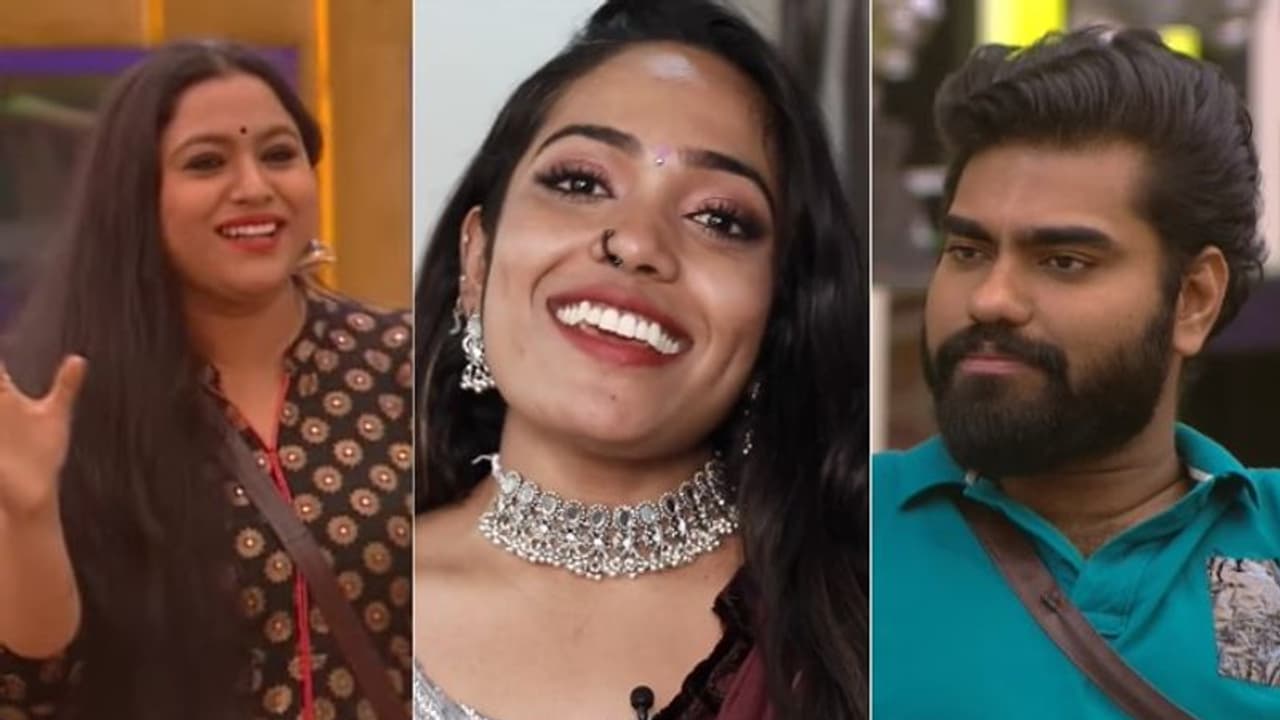 Bigg Boss S 4 : 'ഇവിടെ യുദ്ധം തിന്മയും തിന്മയും തമ്മിൽ'; നിമിഷയുടെ എവിക്ഷനിൽ ലക്ഷ്മിയും റോബിനും Bigg Boss S 4 : 'ഇവിടെ യുദ്ധം തിന്മയും തിന്മയും തമ്മിൽ'; നിമിഷയുടെ എവിക്ഷനിൽ ലക്ഷ്മിയും റോബിനും