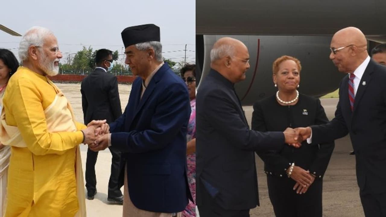 ശ്രീബുദ്ധൻ്റെ ജന്മദിനത്തിൽ പ്രധാനമന്ത്രി നേപ്പാളിൽ, നാല് ദിവസത്തെ സന്ദർശനത്തിനായി രാഷ്ട്രപതി ജമൈക്കയിൽ ശ്രീബുദ്ധൻ്റെ ജന്മദിനത്തിൽ പ്രധാനമന്ത്രി നേപ്പാളിൽ, നാല് ദിവസത്തെ സന്ദർശനത്തിനായി രാഷ്ട്രപതി ജമൈക്കയിൽ