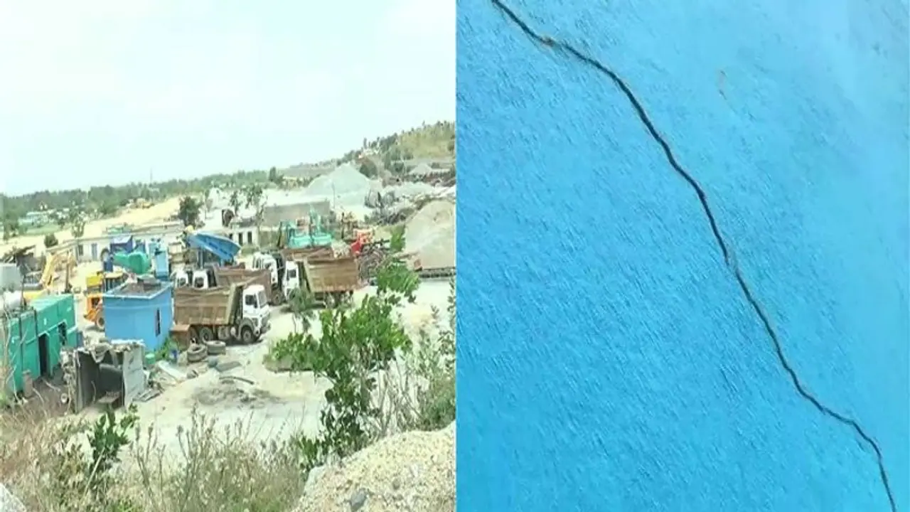 ಸಿಬಾರ ಗ್ರಾಮದಲ್ಲಿ ಕಲ್ಲು ಗಣಿಗಾರಿಕೆ: ಮನೆಗಳು ಬಿರುಕು, ಆತಂಕದಲ್ಲಿ ಬದುಕು ಸಿಬಾರ ಗ್ರಾಮದಲ್ಲಿ ಕಲ್ಲು ಗಣಿಗಾರಿಕೆ: ಮನೆಗಳು ಬಿರುಕು, ಆತಂಕದಲ್ಲಿ ಬದುಕು