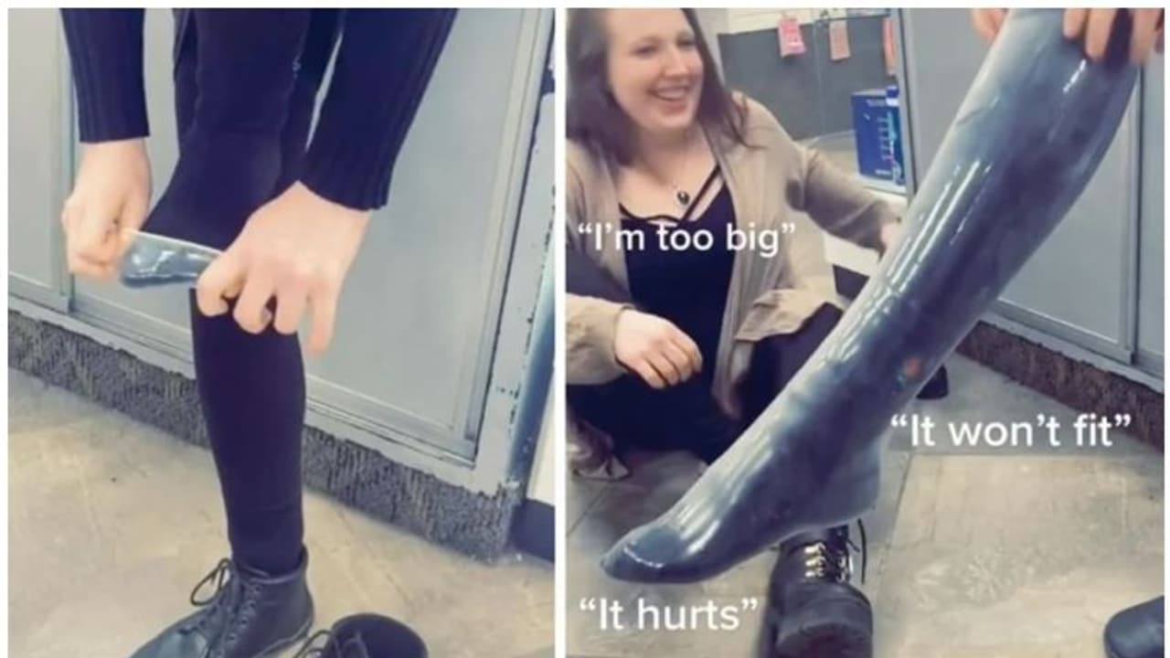 Condom : കാലിൽ കോണ്ടം ധരിച്ച് യുവതി; വെെറലായി വീഡിയോ Condom : കാലിൽ കോണ്ടം ധരിച്ച് യുവതി; വെെറലായി വീഡിയോ