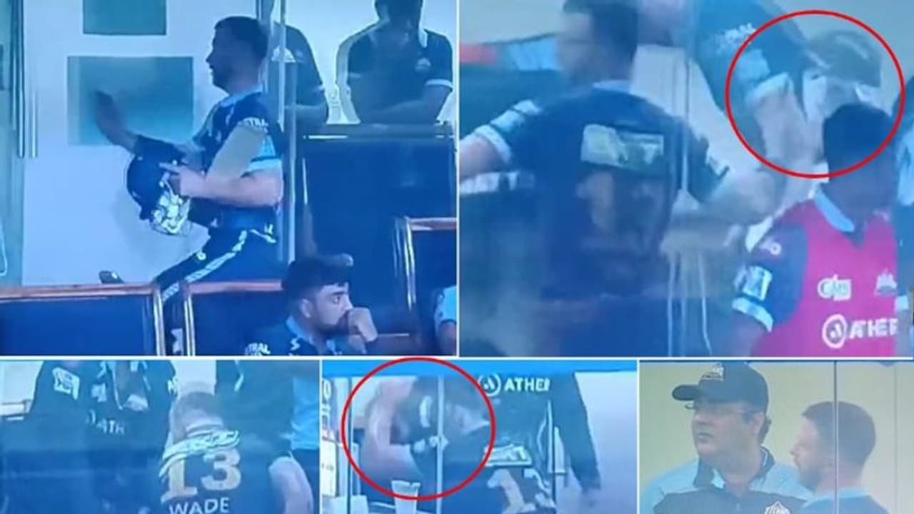 ಡ್ರೆಸ್ಸಿಂಗ್ ರೂಂ​ನಲ್ಲಿ ಮ್ಯಾಥ್ಯೂ ವೇಡ್ ದಾಂಧಲೆ, ಬಿಸಿ ಮುಟ್ಟಿಸಿದ ರೆಫ್ರಿ..!