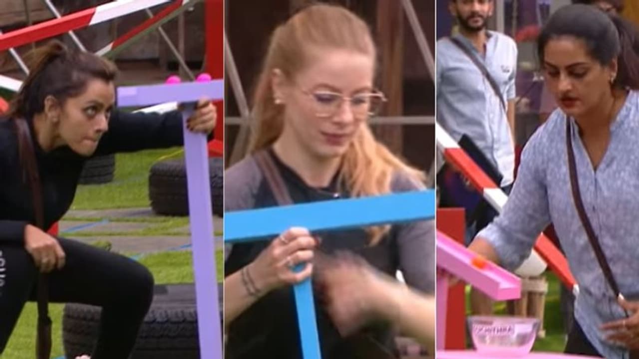 Bigg Boss 4 : 'ബോൾ ബാലൻസി'ൽ വീഴാതെ അപർണ; ഈ വാരം രണ്ടുപേർ ജയിലിലേക്ക്