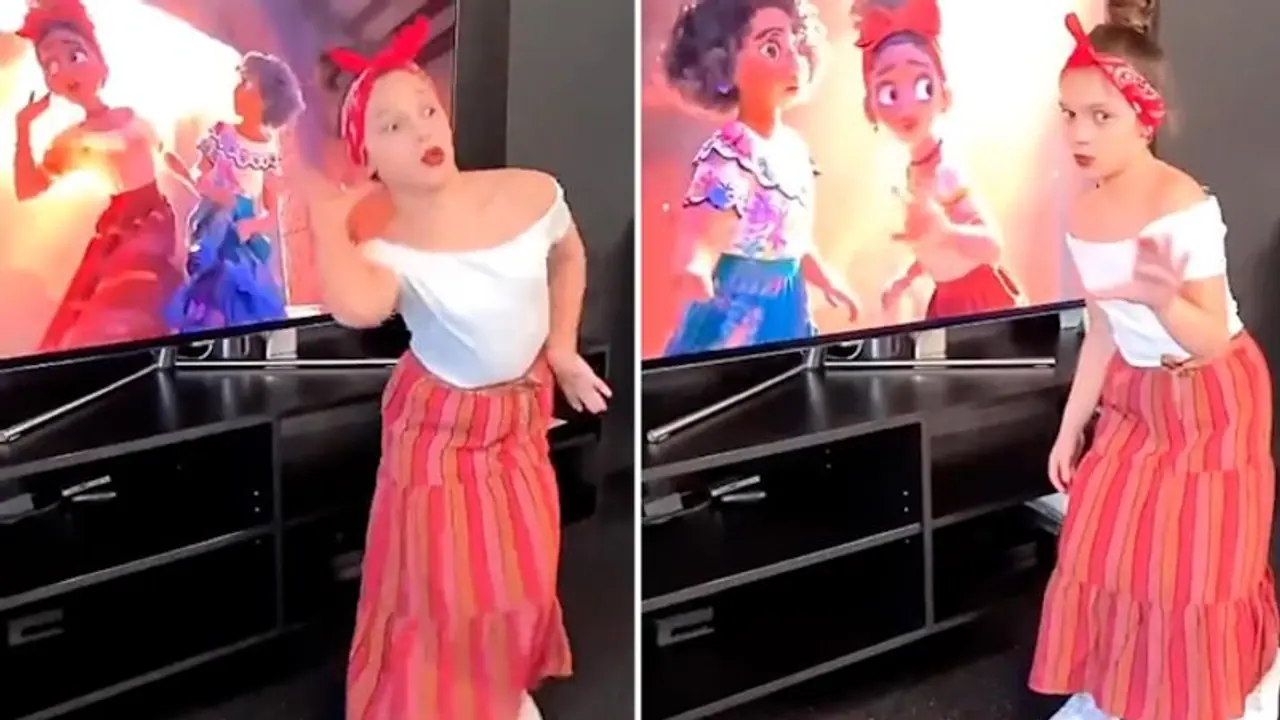 Watch: Girl imitates Encanto movie's Dolores Madrigal moves; netizens amazed Watch: Girl imitates Encanto movie's Dolores Madrigal moves; netizens amazed