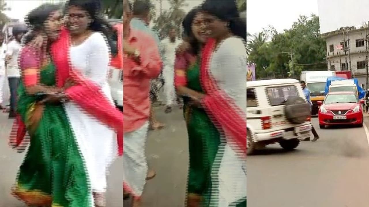 ചെണ്ടമേളം കാണാനിറങ്ങി, കണ്ടത് അച്ഛന്റെയും മകന്റെയും ദാരുണാന്ത്യം, നിലവിളിക്കാൻ പോലുമാകാതെ നവ്യ