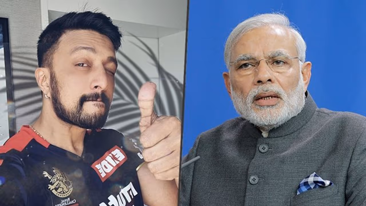 'No agenda, it was an opinion...' Kichcha Sudeepa after PM Modi's plea on language row