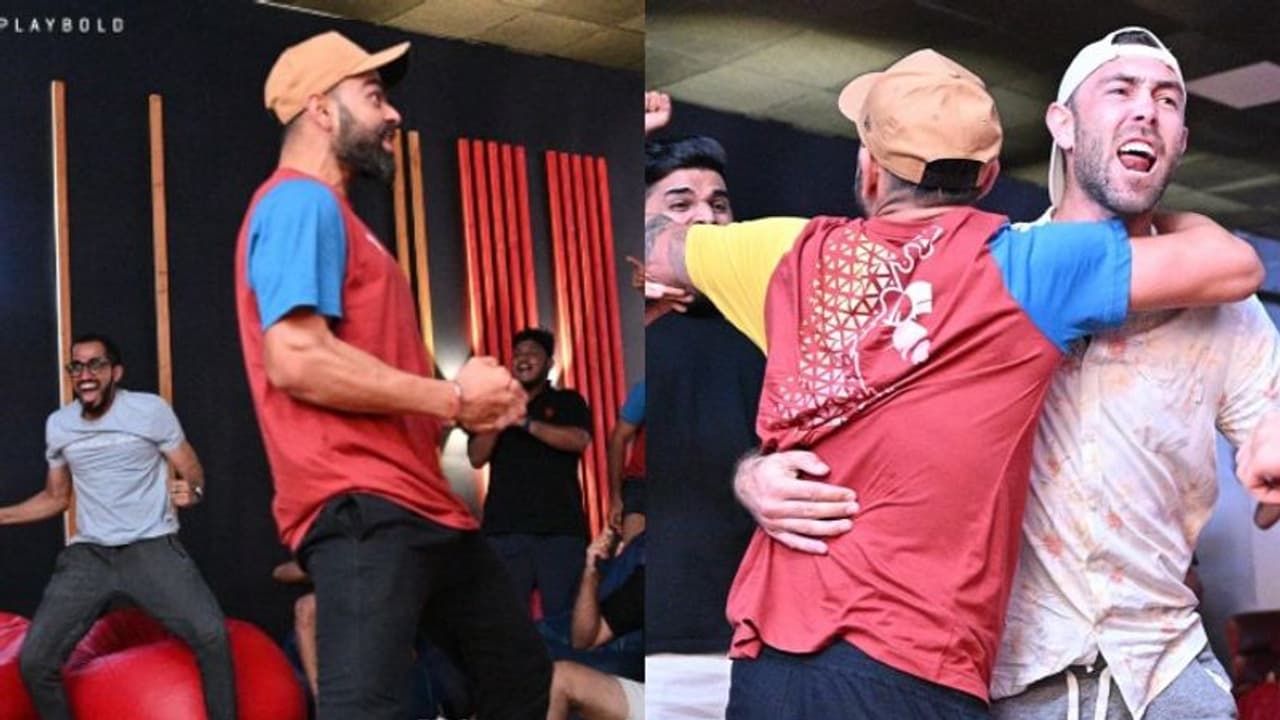 IPL 2022: ജയിച്ചത് മുംബൈ; എന്നിട്ടും ആഘോഷിച്ച് മതിവരാതെ കോലിയും ഡൂപ്ലെസിയും മാക്സ്വെല്ലും IPL 2022: ജയിച്ചത് മുംബൈ; എന്നിട്ടും ആഘോഷിച്ച് മതിവരാതെ കോലിയും ഡൂപ്ലെസിയും മാക്സ്വെല്ലും