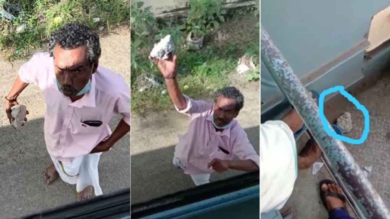 കെഎസ്ആർടിസി ബസിനുള്ളിൽ നഗ്നതാപ്രദർശനം, ഇറക്കിവിട്ട കോൺഗ്രസ് മുൻ പഞ്ചായത്ത് അംഗം ബസിന് കല്ലെറിഞ്ഞു കെഎസ്ആർടിസി ബസിനുള്ളിൽ നഗ്നതാപ്രദർശനം, ഇറക്കിവിട്ട കോൺഗ്രസ് മുൻ പഞ്ചായത്ത് അംഗം ബസിന് കല്ലെറിഞ്ഞു