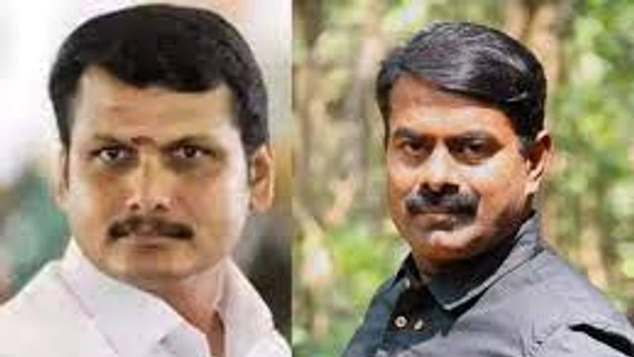 சீமான் வீட்டில் மின் தடை..ட்வீட்டரில் மோதிய சீமான் Vs அமைச்சர்.. மின் இணைப்பு எண் ஏன் தரல? அமைச்சர் தாக்கு.. சீமான் வீட்டில் மின் தடை..ட்வீட்டரில் மோதிய சீமான் Vs அமைச்சர்.. மின் இணைப்பு எண் ஏன் தரல? அமைச்சர் தாக்கு..