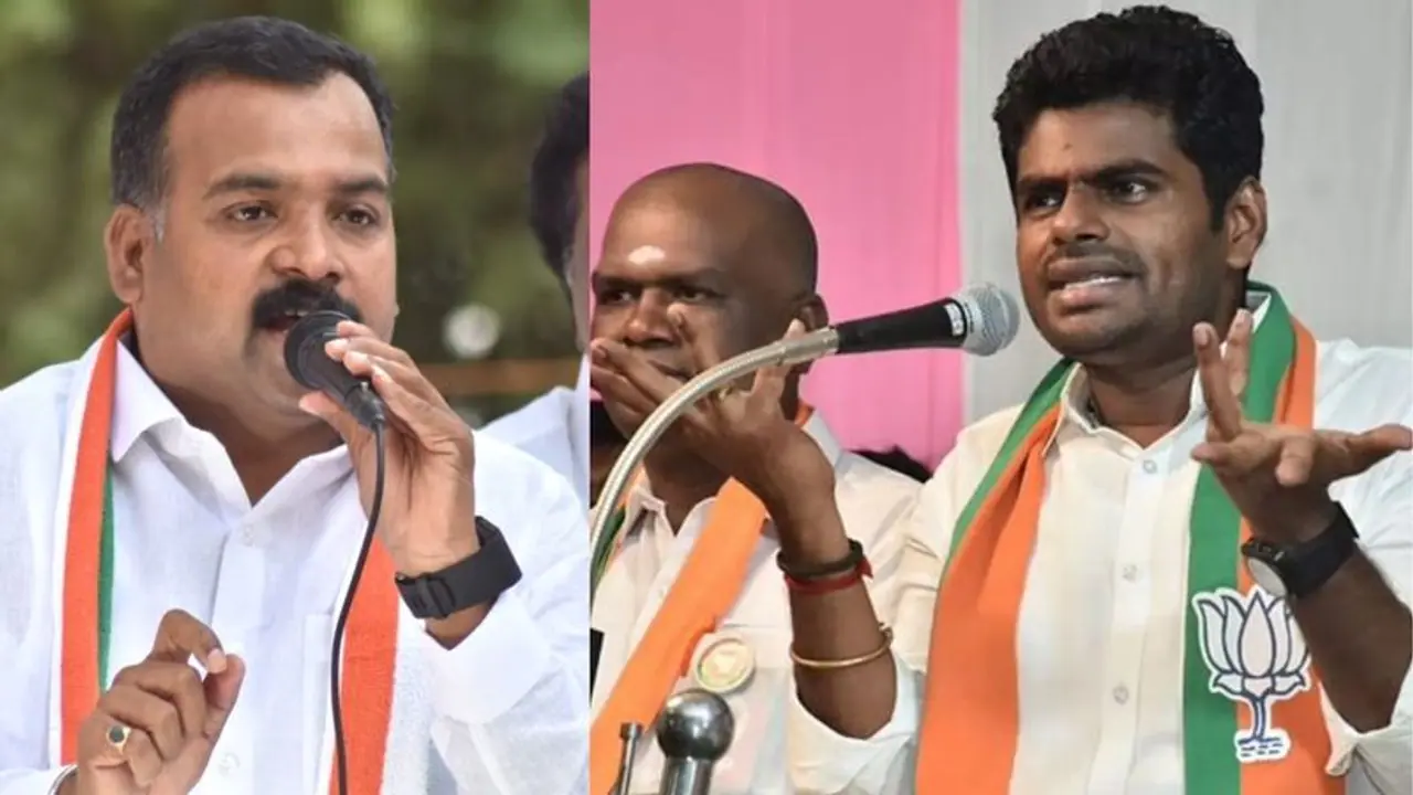 ரீல் அறுந்து போச்சு அண்ணாமலை..மோடி முன்பு தீ குளிக்க முடியுமா ? பொளந்து கட்டும் காங்கிரஸ் எம்.பி ரீல் அறுந்து போச்சு அண்ணாமலை..மோடி முன்பு தீ குளிக்க முடியுமா ? பொளந்து கட்டும் காங்கிரஸ் எம்.பி