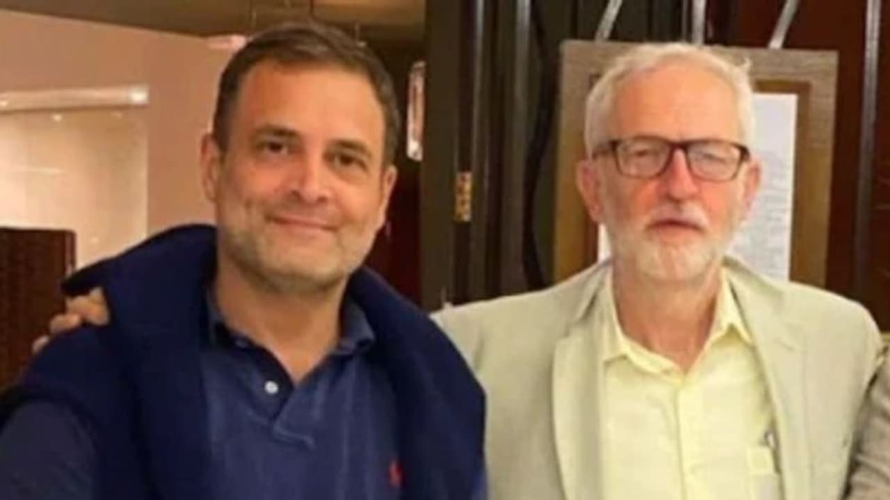 രാഹുൽ ഗാന്ധി ജെർമി കോർബിയാൻ കൂടിക്കാഴ്ച; വിമർശിച്ച് ബിജെപി; തിരിച്ചടിച്ച് കോൺഗ്രസ്