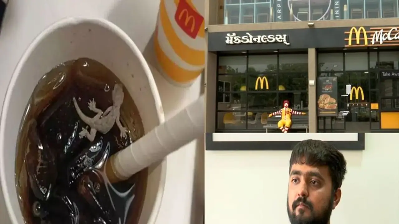 குளிர்பானத்தில் இறந்து மிதந்த பல்லி... மெக்டொனால்டு கடைக்கு அதிரடி சீல்..!