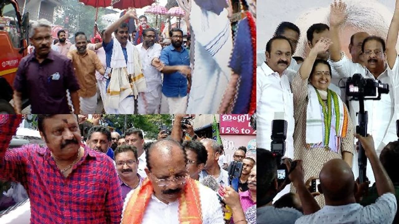 തൃക്കാക്കരയിൽ ഇന്ന് കൊട്ടിക്കലാശം, പ്രചാരണത്തിന്റെ ക്ലൈമാക്സിലേക്ക് മുന്നണികൾ തൃക്കാക്കരയിൽ ഇന്ന് കൊട്ടിക്കലാശം, പ്രചാരണത്തിന്റെ ക്ലൈമാക്സിലേക്ക് മുന്നണികൾ