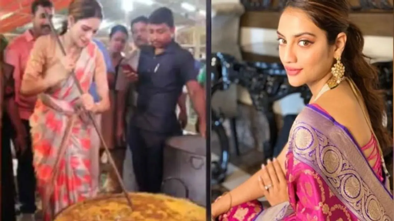 শশ্মান কালী মন্দিরে মায়ের ভোগ রাঁধলেন নুসরত, বসিরহাটে অনন্য নজির সাংসদ তারকার শশ্মান কালী মন্দিরে মায়ের ভোগ রাঁধলেন নুসরত, বসিরহাটে অনন্য নজির সাংসদ তারকার