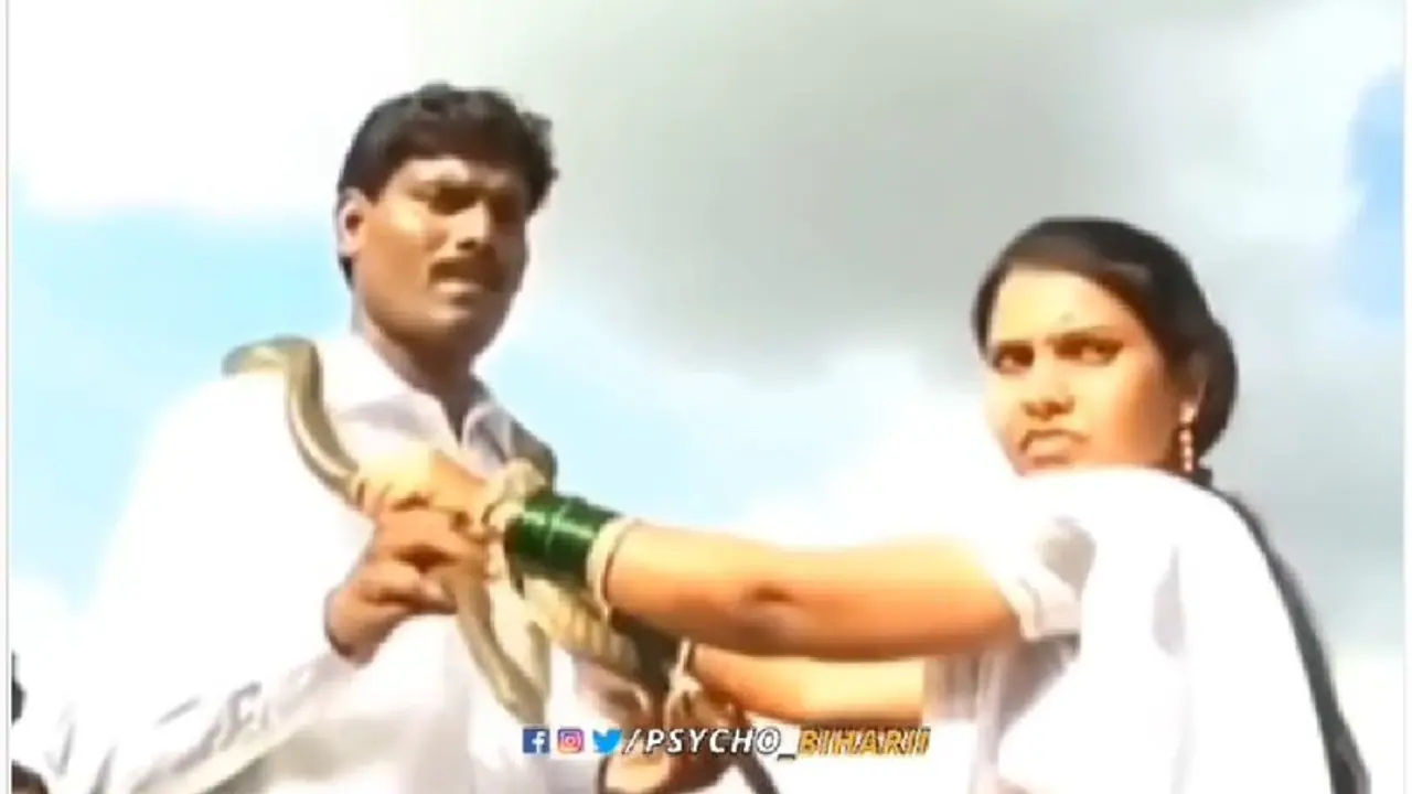 ಹೂವಲ್ಲ ಹಾವು: ಹಾರದ ಬದಲು ಹಾವನ್ನೇ ಬದಲಾಯಿಸಿಕೊಂಡ ವಧು ವರರು