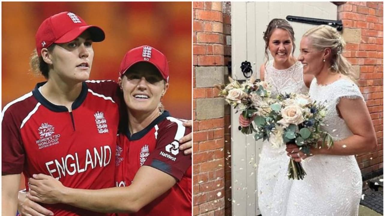 പ്രണയ സാഫല്യം; ഇംഗ്ലണ്ട് വനിതാ ക്രിക്കറ്റ് താരങ്ങളായ കാതറീന് ബ്രണ്ടും നാറ്റ് സ്കീവറും വിവാഹിതരായി പ്രണയ സാഫല്യം; ഇംഗ്ലണ്ട് വനിതാ ക്രിക്കറ്റ് താരങ്ങളായ കാതറീന് ബ്രണ്ടും നാറ്റ് സ്കീവറും വിവാഹിതരായി