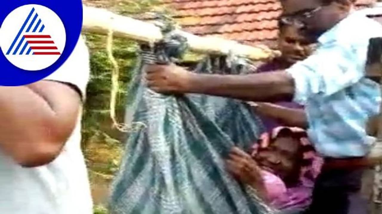 ಶಿವಮೊಗ್ಗ: ಜೋಲಿಯಲ್ಲಿ ಆಸ್ಪತ್ರೆಗೆ ವೃದ್ಧೆ ಸಾಗಣೆ, ವಿಡಿಯೋ ವೈರಲ್ ಶಿವಮೊಗ್ಗ: ಜೋಲಿಯಲ್ಲಿ ಆಸ್ಪತ್ರೆಗೆ ವೃದ್ಧೆ ಸಾಗಣೆ, ವಿಡಿಯೋ ವೈರಲ್