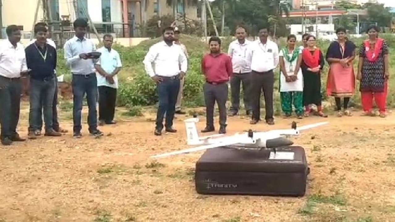 ಬಾಗಲಕೋಟೆಯಲ್ಲಿ ಶುರುವಾಯ್ತು ಡ್ರೋನ್​ ಟೆಕ್ನಾಲಜಿ ಮೂಲಕ ಜಮೀನು ಸರ್ವೆ ಕಾರ್ಯ!