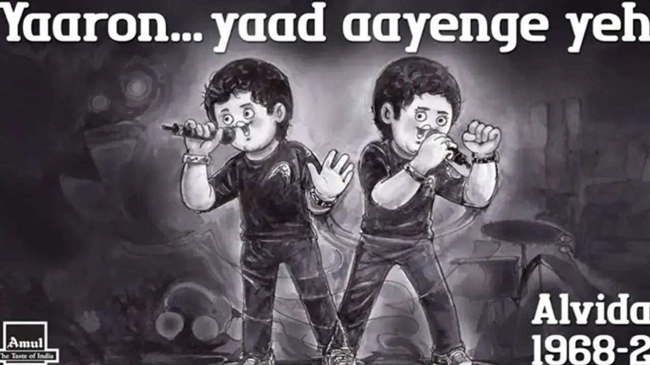'Alvida, KK': With black and white post, Amul pays an emotional tribute to singer 'Alvida, KK': With black and white post, Amul pays an emotional tribute to singer