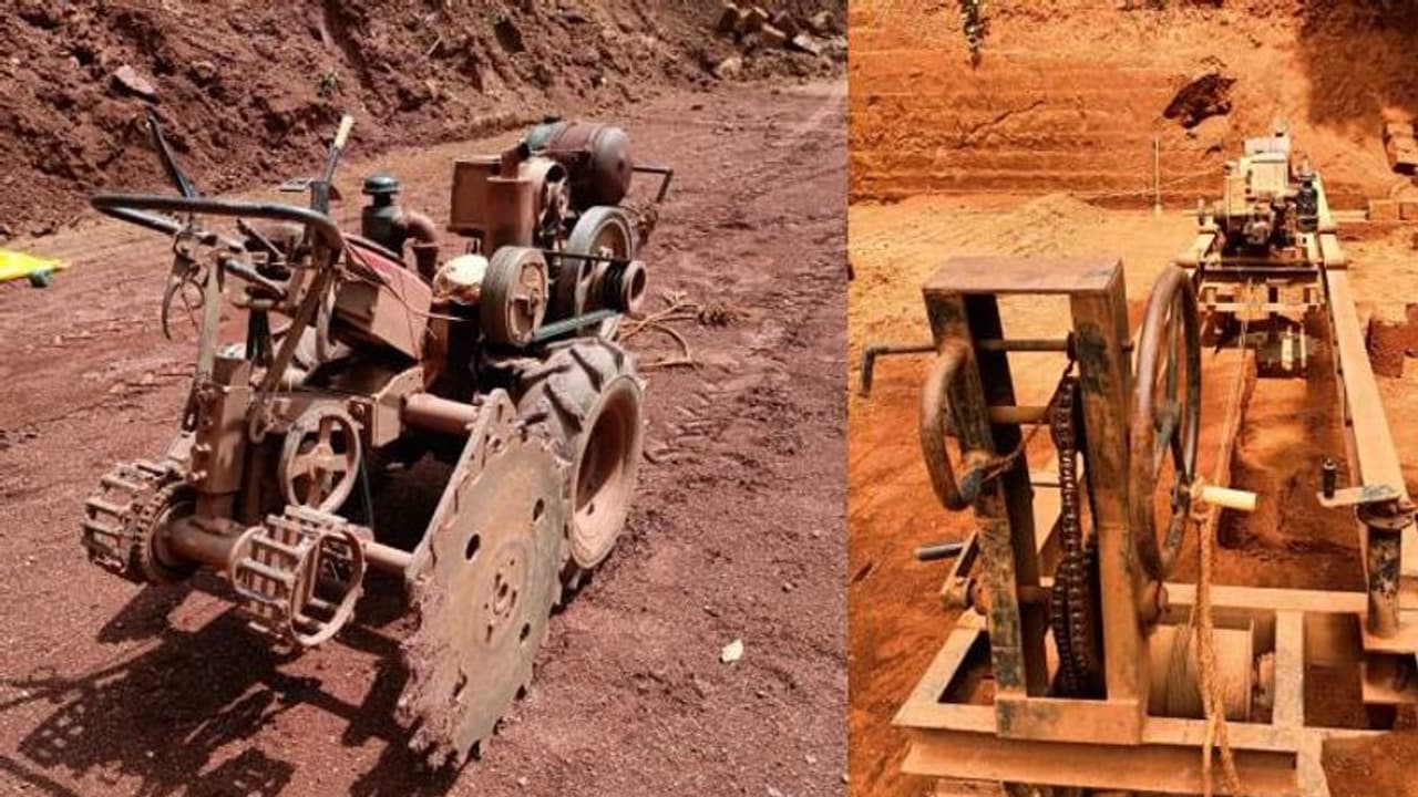 കാരശ്ശേരിയിലെ അനധികൃത ചെങ്കൽക്വാറികളിൽ നിന്ന് പിടിച്ചെടുത്തത് കല്ലുവെട്ടു യന്ത്രങ്ങളും ലോറികളും എസ്ക്കവേറ്ററും