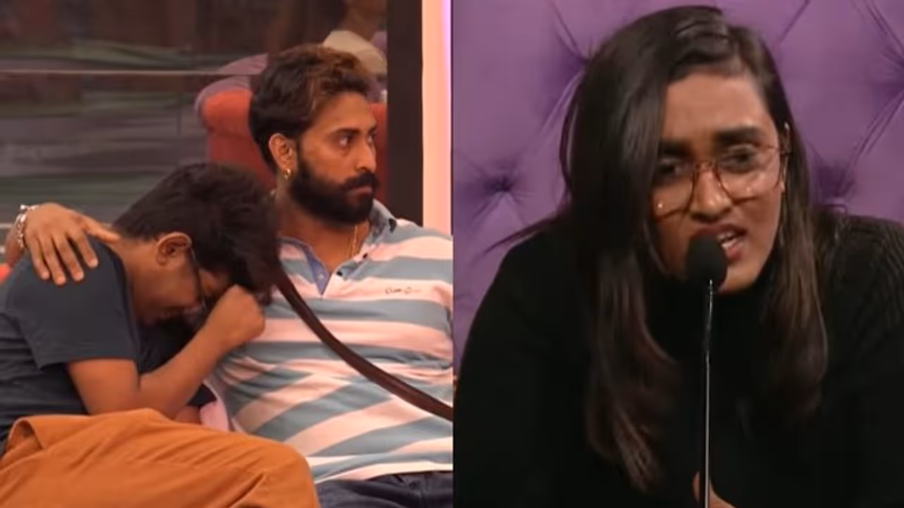Bigg Boss 4 : 'എനിക്കിവിടെ നിൽക്കണ്ട'; ജാസ്മിൻ ബിഗ് ബോസിന് പുറത്തേക്ക്, താങ്ങാനാകാതെ റിയാസ് Bigg Boss 4 : 'എനിക്കിവിടെ നിൽക്കണ്ട'; ജാസ്മിൻ ബിഗ് ബോസിന് പുറത്തേക്ക്, താങ്ങാനാകാതെ റിയാസ്