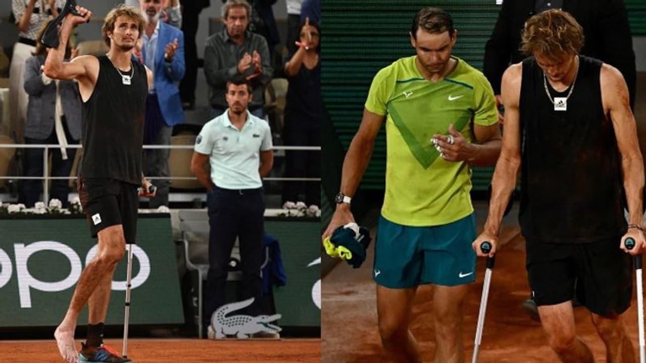 'Get well soon Sascha': Fans wish Zverev speedy recovery after French Open heartbreak 'Get well soon Sascha': Fans wish Zverev speedy recovery after French Open heartbreak