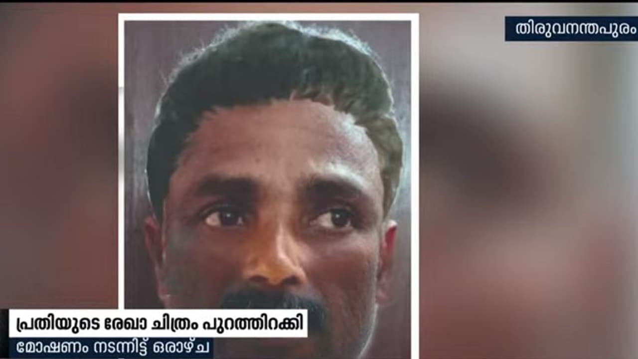 തോക്കു ചൂണ്ടി ഭീഷണിപ്പെടുത്തി കമ്മലുകള്‍ മോഷ്ടിച്ച പ്രതി എവിടെ ?; രേഖ ചിത്രം തയ്യാറാക്കി