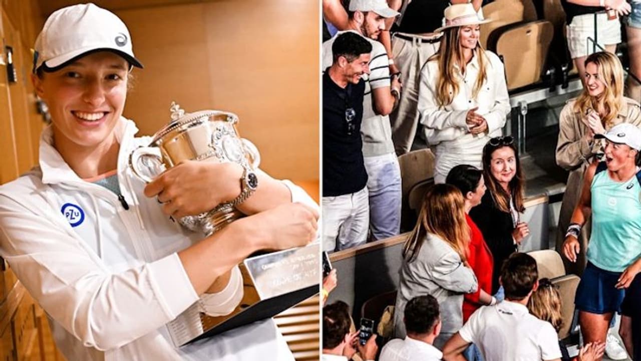 Polish icon Lewandowski impressed with compatriot Swiatek's French Open glory