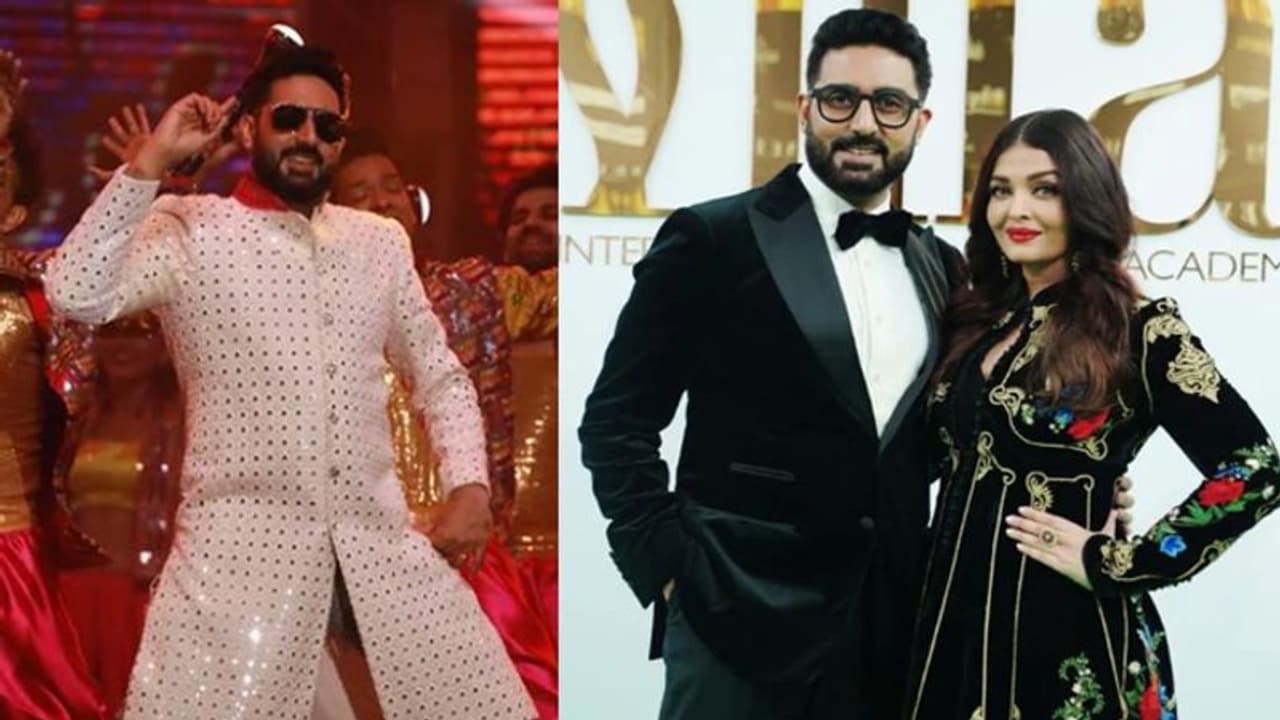 IIFA: बेकाबू हो नाचे अभिषेक बच्चन तो ऐश्वर्या राय भी नहीं रही पीछे, कुर्सी से उठ उठकर किया डांस, VIDEO