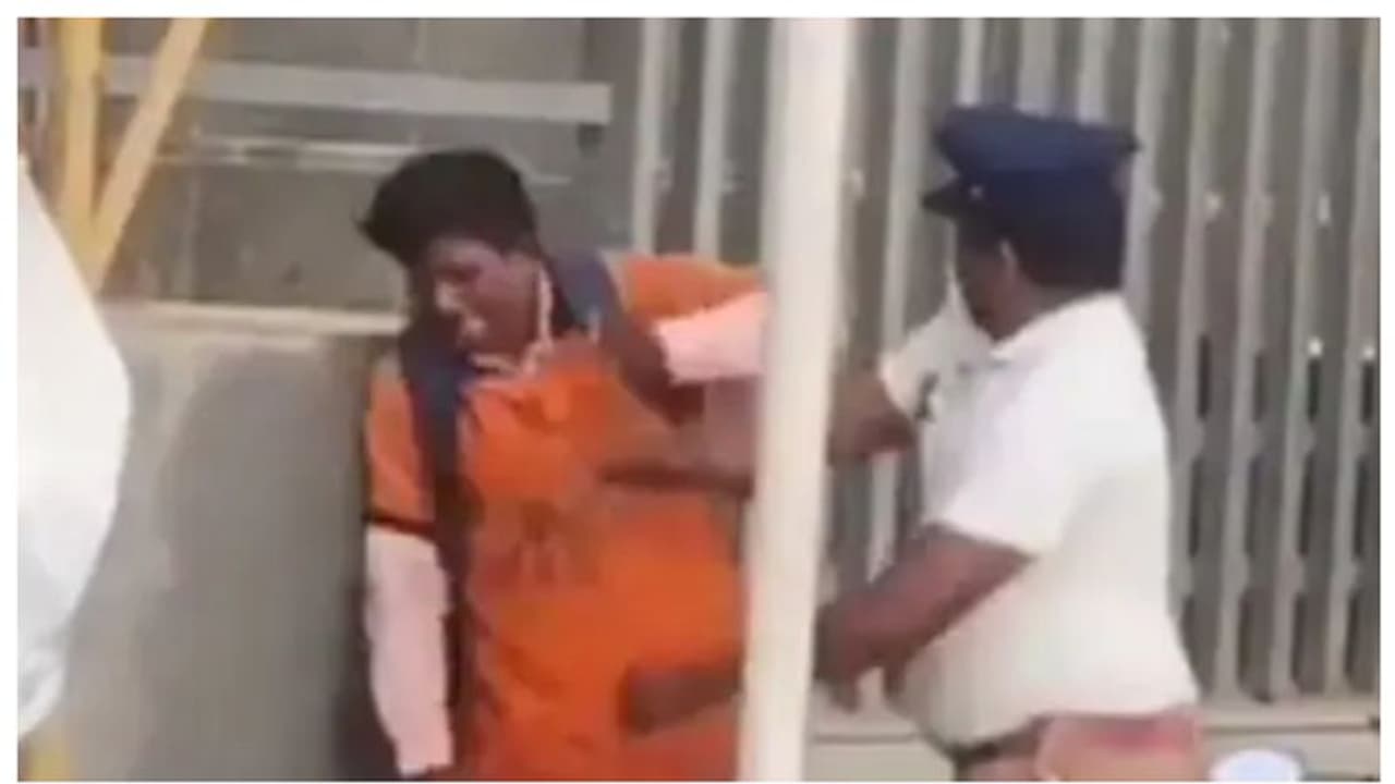 കോയമ്പത്തൂരിൽ ഓൺലൈൻ ഭക്ഷണ വിതരണ തൊഴിലാളിയുടെ മുഖത്തടിച്ച് പൊലീസുകാരൻ