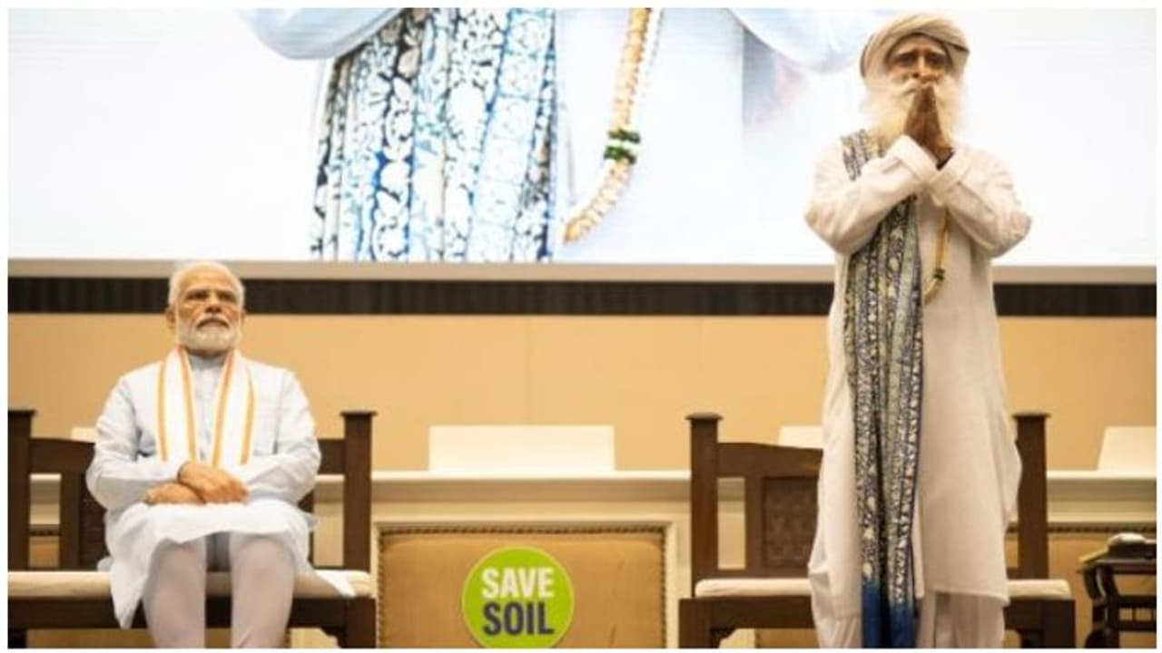 சத்குருவின் மண் காப்போம் பயணம்... இந்திய மண்ணின் வலிமை உலகுக்கு அறிமுகம்.. பிரதமர் மோடி பெருமிதம்.!