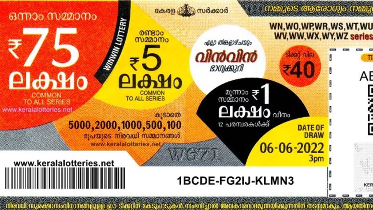 Kerala Lottery Result: Win Win W 676: ഭാഗ്യശാലിക്ക് 75 ലക്ഷം; വിന് വിന് W 676 ലോട്ടറി ഫലം പ്രഖ്യാപിച്ചു Kerala Lottery Result: Win Win W 676: ഭാഗ്യശാലിക്ക് 75 ലക്ഷം; വിന് വിന് W 676 ലോട്ടറി ഫലം പ്രഖ്യാപിച്ചു