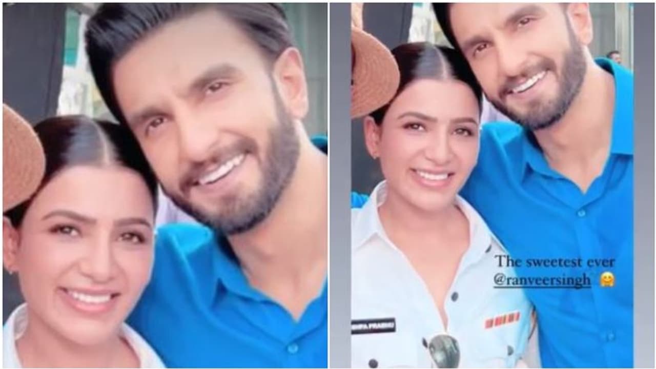 ರಣ್ವೀರ್ ಸಿಂಗ್ ಜೊತೆ ಕಾಣಿಸಿಕೊಂಡ ಸಮಂತಾ; ಕುತೂಹಲ ಮೂಡಿಸಿದ ಇಬ್ಬರ ಭೇಟಿ, ಫೋಟೋ ವೈರಲ್ ರಣ್ವೀರ್ ಸಿಂಗ್ ಜೊತೆ ಕಾಣಿಸಿಕೊಂಡ ಸಮಂತಾ; ಕುತೂಹಲ ಮೂಡಿಸಿದ ಇಬ್ಬರ ಭೇಟಿ, ಫೋಟೋ ವೈರಲ್