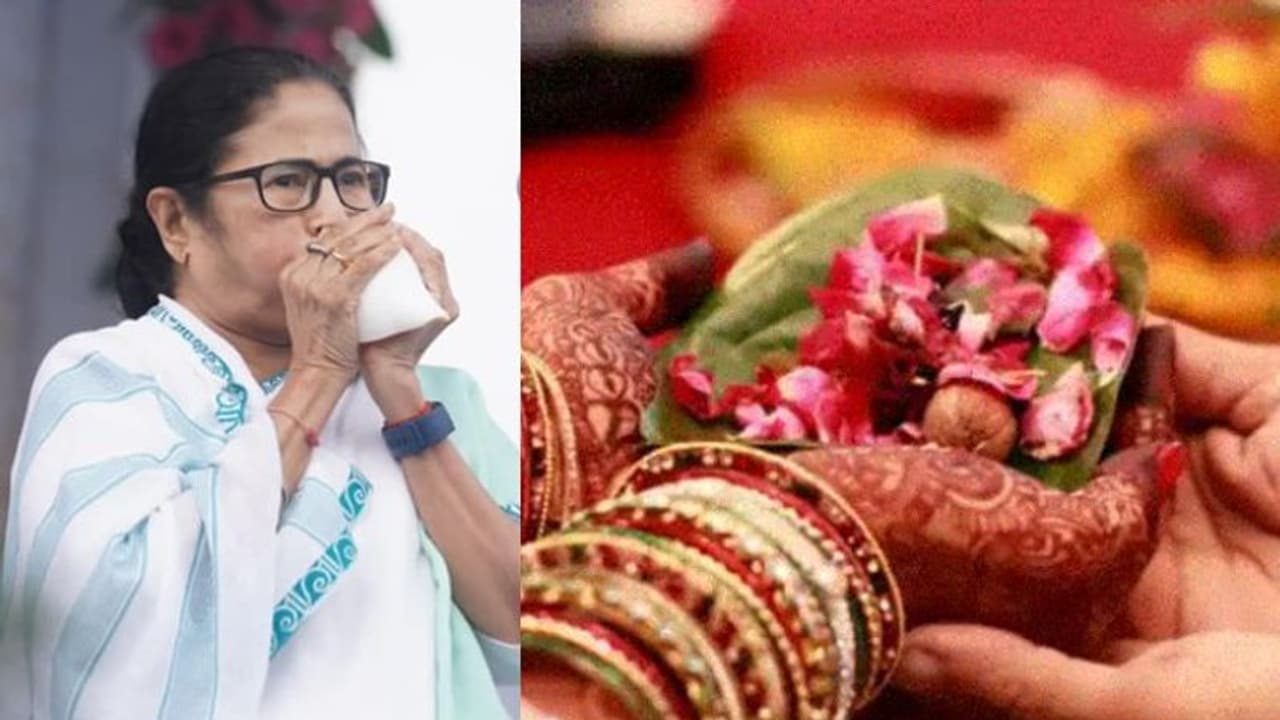 আজ নিজে দাঁড়িয়ে থেকে ৫১০ যুগলের বিয়ে দেবেন মমতা, লক্ষ্য কি আদিবাসী ভোট ব্যাঙ্ক আজ নিজে দাঁড়িয়ে থেকে ৫১০ যুগলের বিয়ে দেবেন মমতা, লক্ষ্য কি আদিবাসী ভোট ব্যাঙ্ক