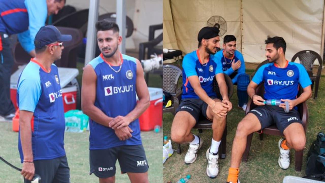 উমরানের আগুনে পেস, অর্শদীপের নিখুঁত ইয়র্কার, অনুশীলনে তাক লাগালেন দুই পেসার, দেখুন ভিডিও উমরানের আগুনে পেস, অর্শদীপের নিখুঁত ইয়র্কার, অনুশীলনে তাক লাগালেন দুই পেসার, দেখুন ভিডিও