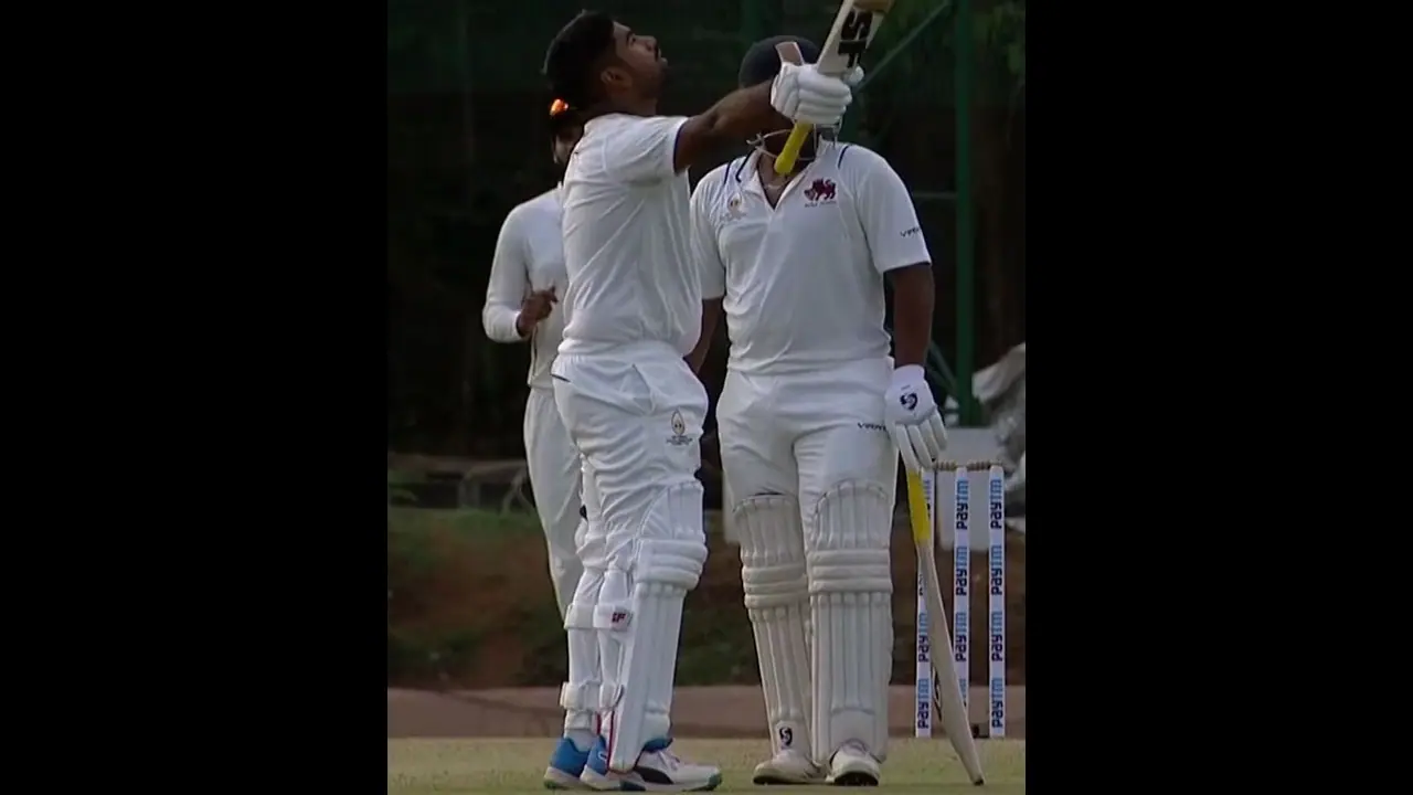 Ranji Trophy 2021 22 Quarterfinal: Mumbai's Suved Parkar slams 200 on debut, fans left astonished