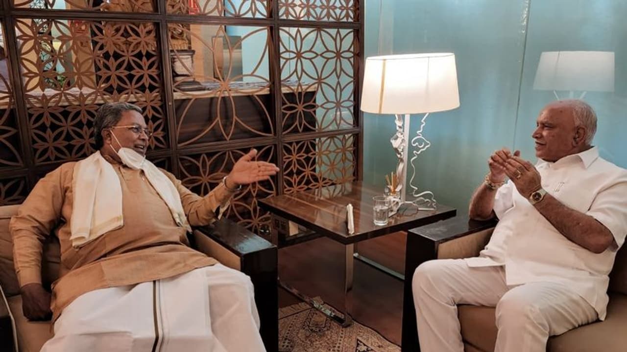 ಸಿದ್ದರಾಮಯ್ಯ ಭೇಟಿಗೆ ಸ್ಪಷ್ಟನೆ ಕೊಟ್ಟ ಯಡಿಯೂರಪ್ಪ