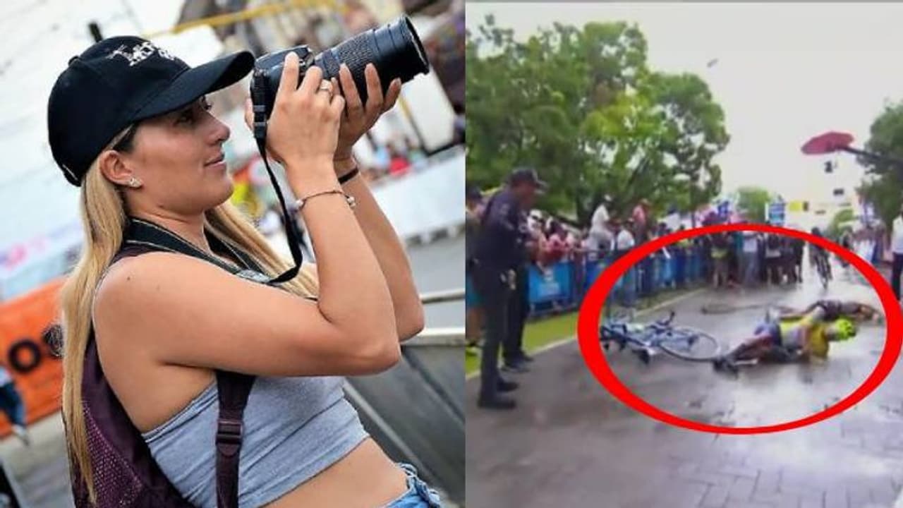 മത്സര വിജയത്തിന്റെ 'കൈവിട്ട' ആഘോഷം, സൈക്ലിസ്റ്റ് ഇടിച്ച് തെറിപ്പിച്ചത് ഭാര്യയെ... മത്സര വിജയത്തിന്റെ 'കൈവിട്ട' ആഘോഷം, സൈക്ലിസ്റ്റ് ഇടിച്ച് തെറിപ്പിച്ചത് ഭാര്യയെ...