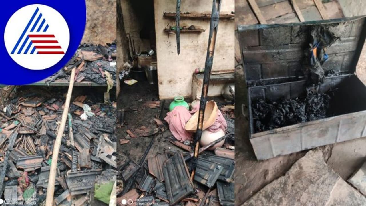 Haveri; ಮದುವೆ ಸಿದ್ಧತೆಯಲ್ಲಿದ್ದ ಮನೆಯಲ್ಲಿ ಬೆಂಕಿ ಅವಘಡ, 4 ಕುರಿಗಳ ಸಾವು Haveri; ಮದುವೆ ಸಿದ್ಧತೆಯಲ್ಲಿದ್ದ ಮನೆಯಲ್ಲಿ ಬೆಂಕಿ ಅವಘಡ, 4 ಕುರಿಗಳ ಸಾವು