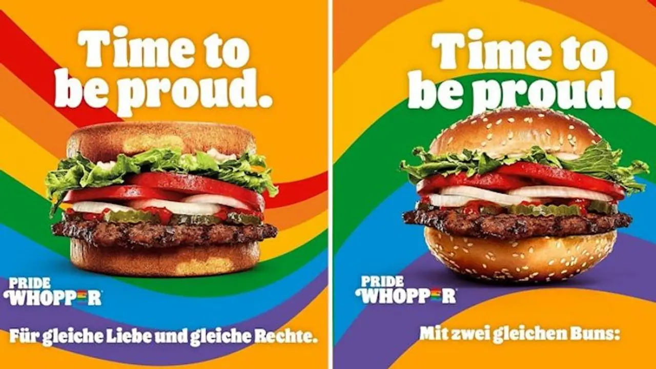 Burger King introduces 'Pride Whopper' with 'two equal buns', netizens react Burger King introduces 'Pride Whopper' with 'two equal buns', netizens react