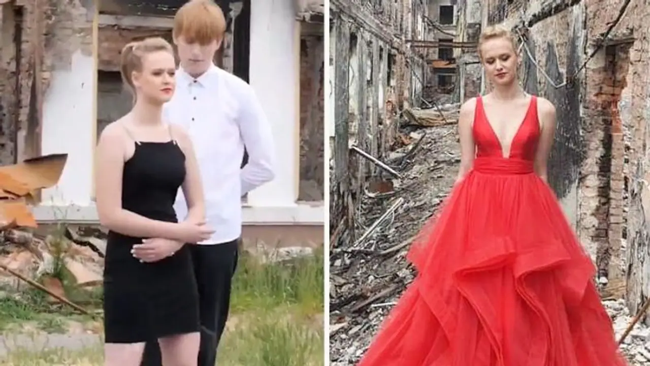 Poise amidst wreckage: Graduation waltz of Ukrainian students leaves world numb
