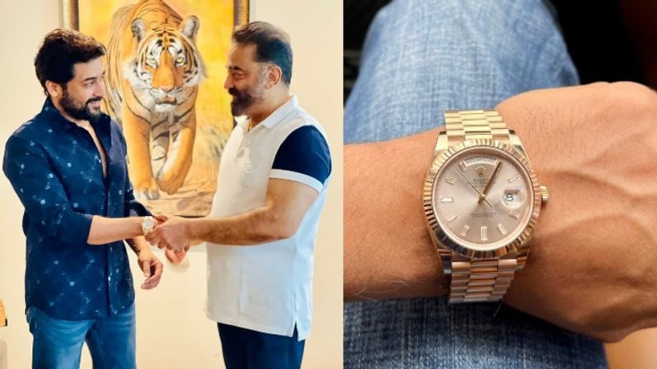 Vikram Movie : 'റോളക്സി'ന് യഥാര്‍ഥ റോളക്സ് സമ്മാനിച്ച് വിക്രം; നന്ദി പറഞ്ഞ് സൂര്യ