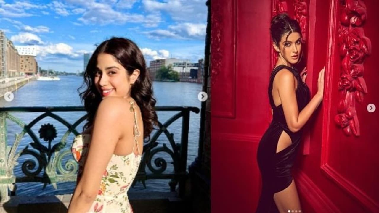 ফ্লোরাল প্রিন্টেড বোল্ড ড্রেসে তাক লাগালেন জাহ্নবী, ড্রেস টি চুরি করার মতলবে রয়েছেন শানায়া কপূর। ফ্লোরাল প্রিন্টেড বোল্ড ড্রেসে তাক লাগালেন জাহ্নবী, ড্রেস টি চুরি করার মতলবে রয়েছেন শানায়া কপূর।