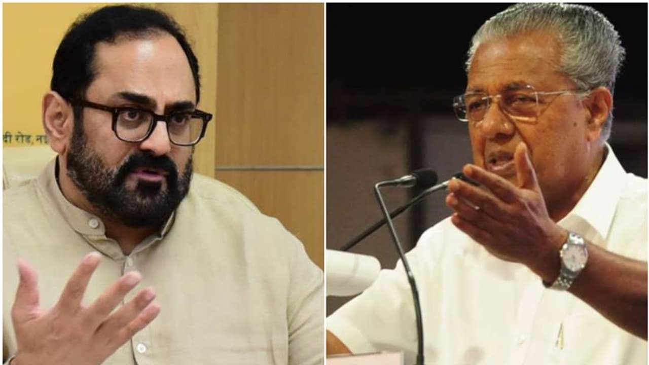 'দুর্নীতির নয়া অধ্যায়' সোনা চোরাচালান মামলায় কেরলের মুখ্যমন্ত্রীকে খোঁচা রাজীব চন্দ্রশেখরের 'দুর্নীতির নয়া অধ্যায়' সোনা চোরাচালান মামলায় কেরলের মুখ্যমন্ত্রীকে খোঁচা রাজীব চন্দ্রশেখরের